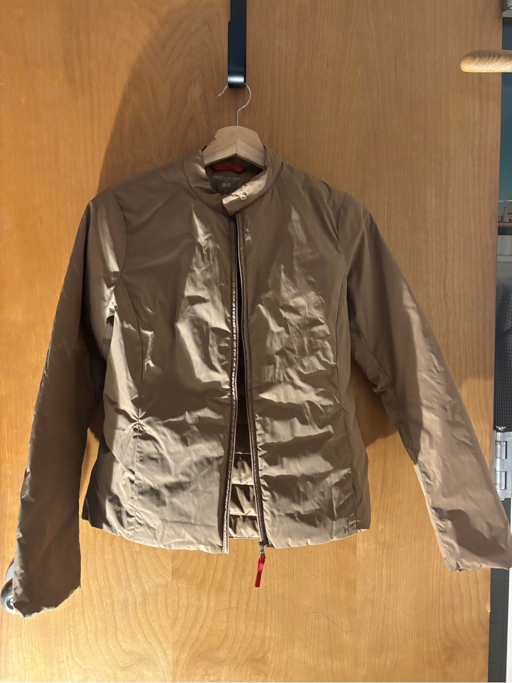 Lightweight Brown Jacket - Casual Zip Front
